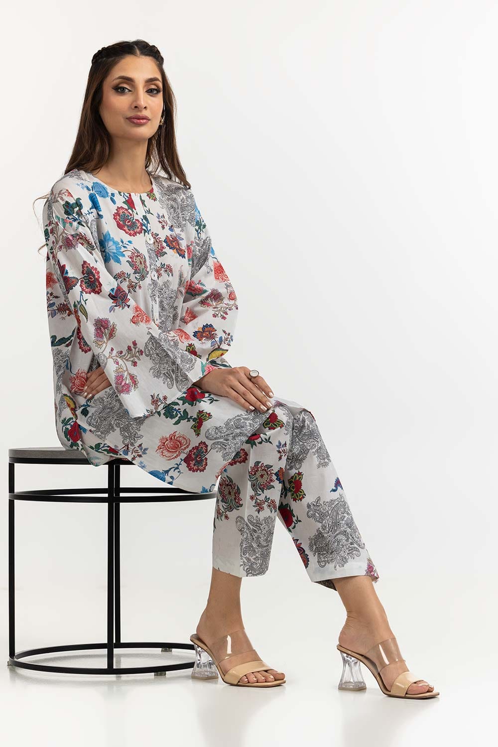 Digital Printed Dobby Shirt And Trouser - Image 3