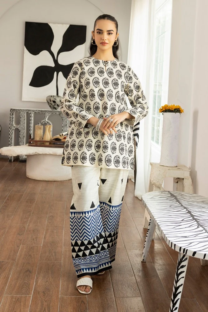 Dobby Block Printed Co-Ord Set - Image 3