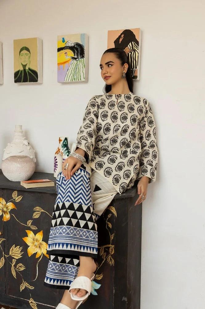 Dobby Block Printed Co-Ord Set - Image 6