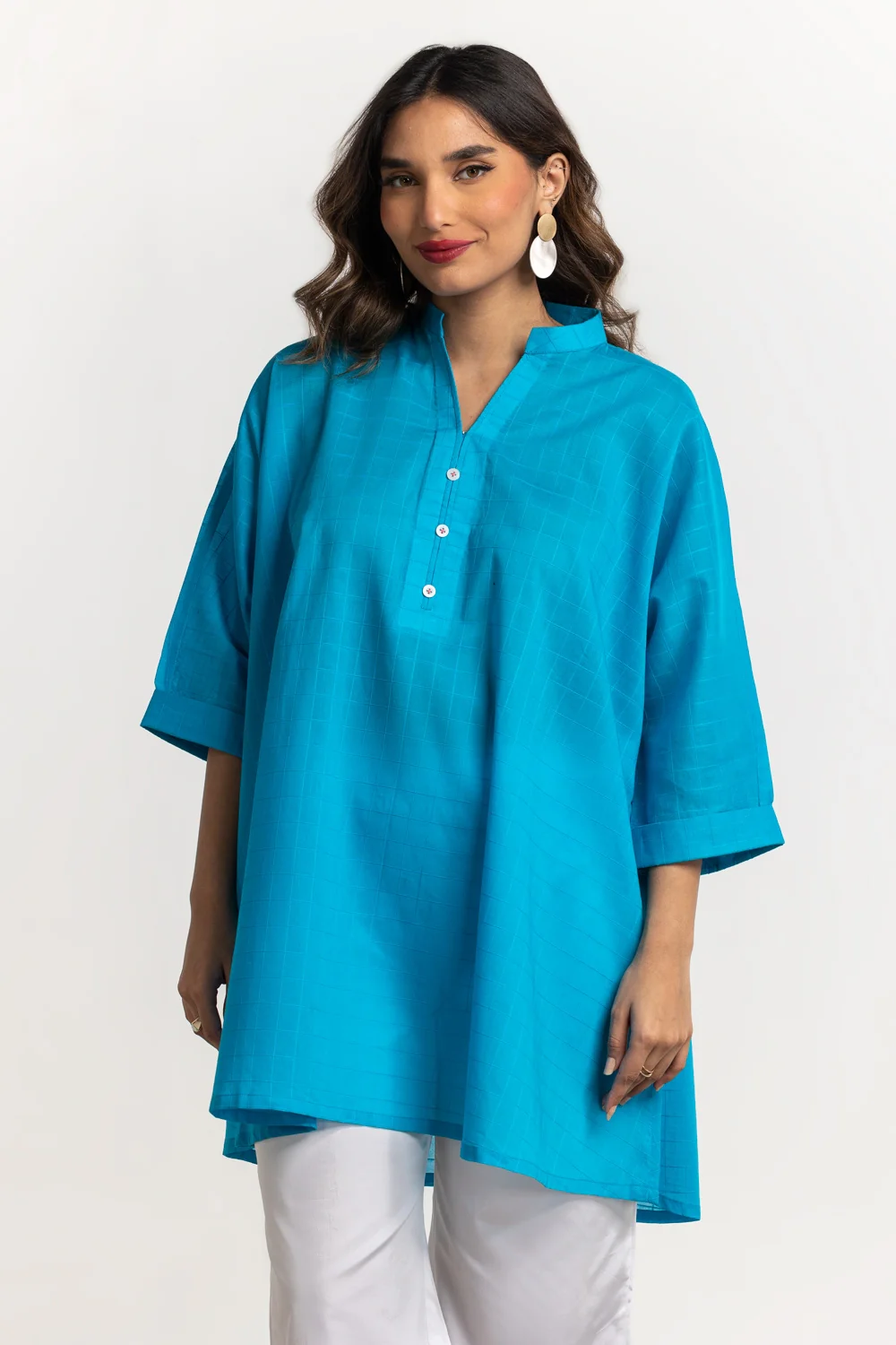 Dobby Dyed Tunic - Image 2