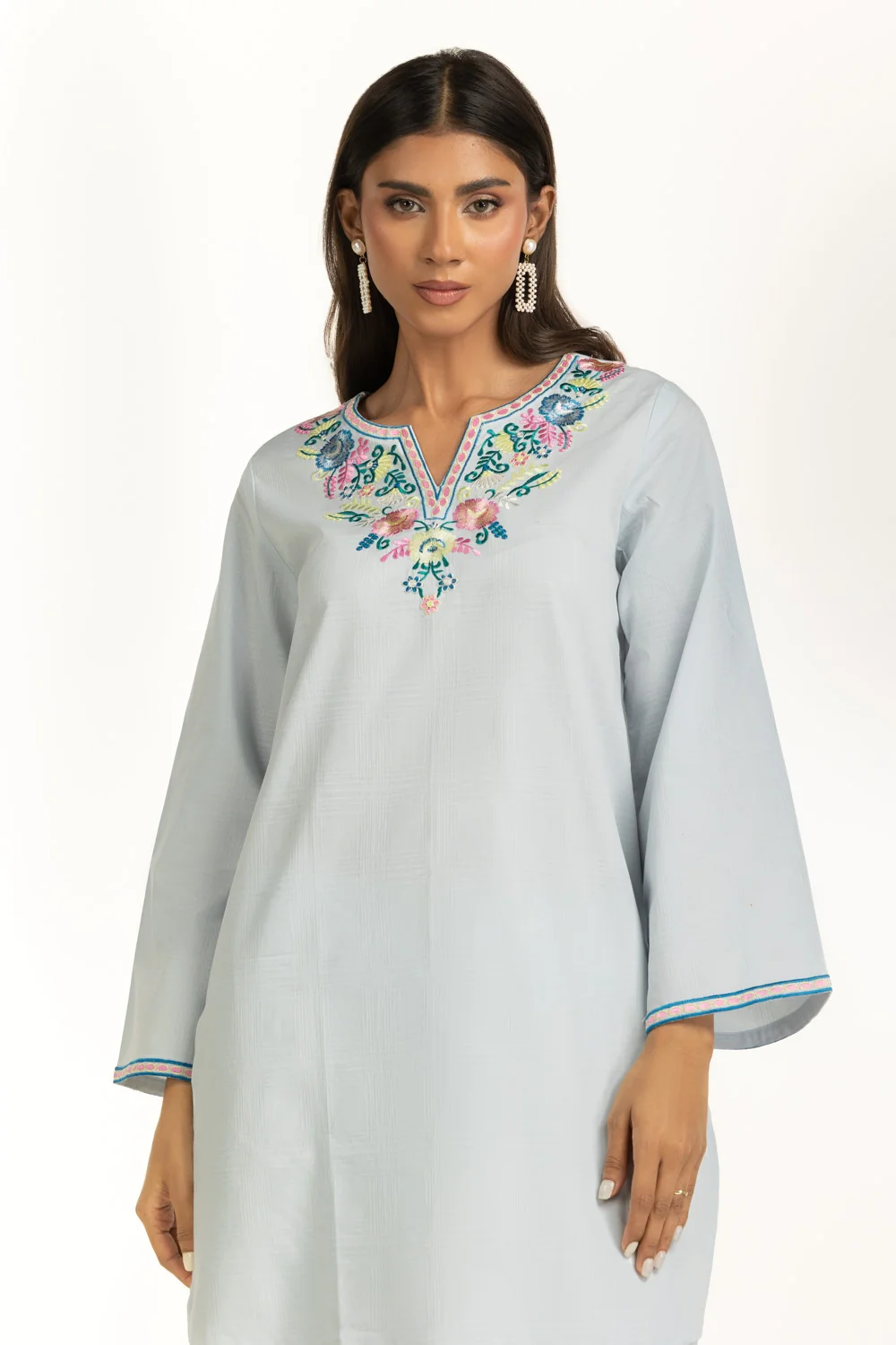 Dobby Embroidered Co-Ord Set - Image 3