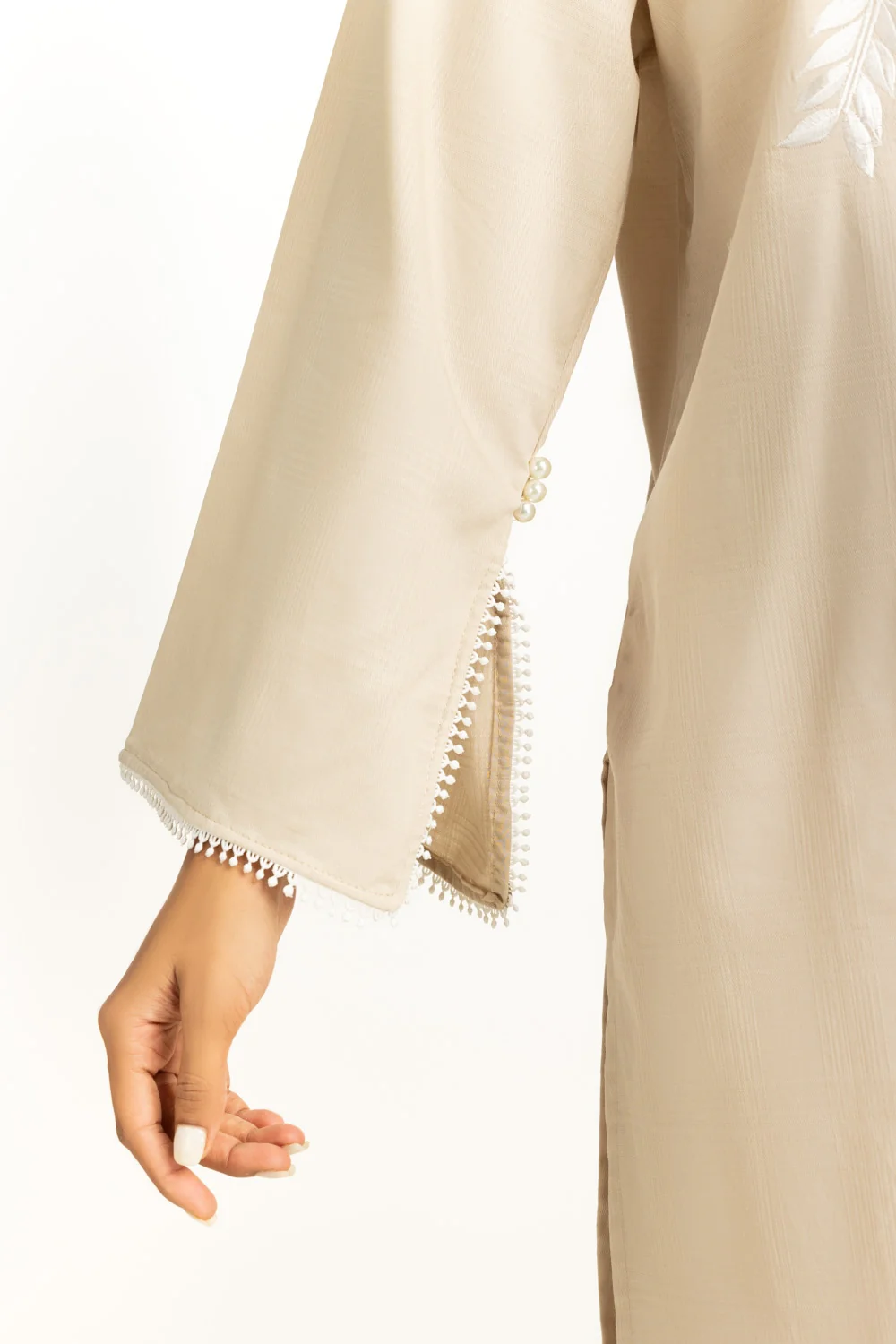 Dobby Embroidered Co-Ord Set - Image 4