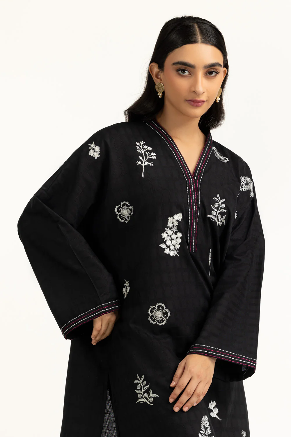 Dobby Embroidered Co-Ord Set - Image 3