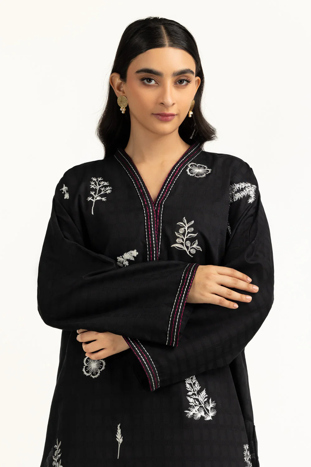 Dobby Embroidered Co-Ord Set - Image 5