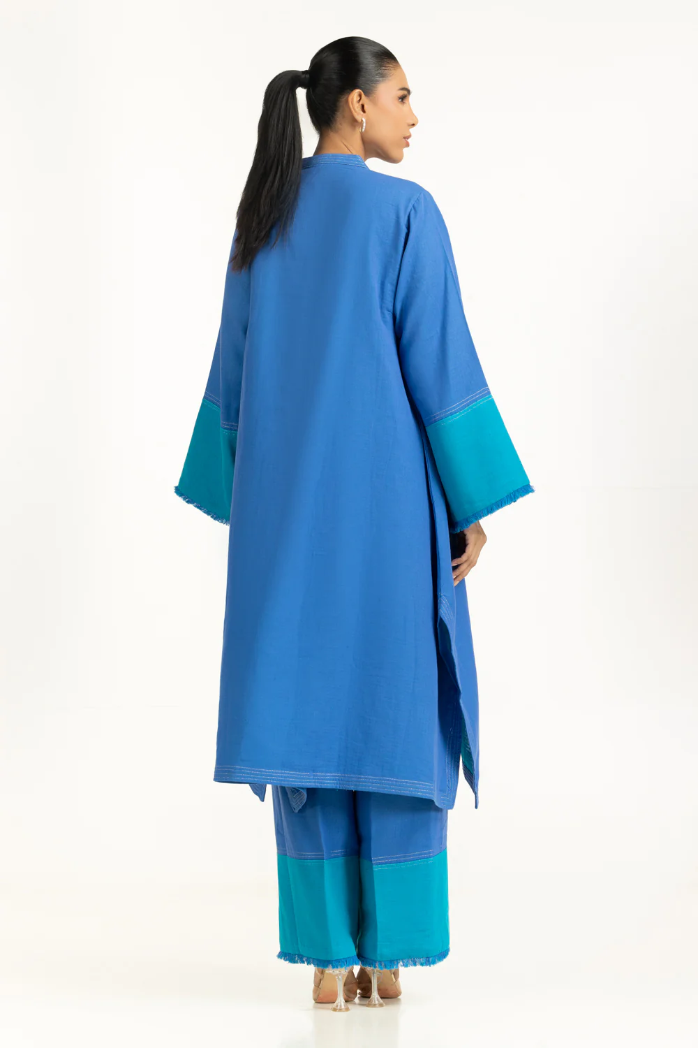 Dobby Embroidered Co-Ord Set - Image 5
