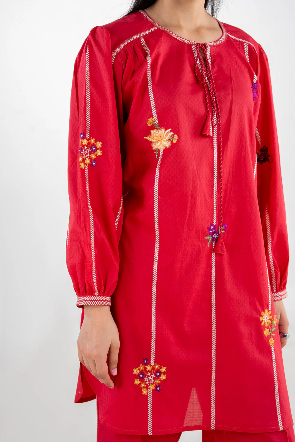 Dobby Embroidered Co-Ord Set - Image 5