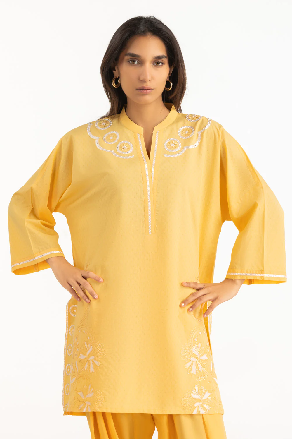 Dobby Embroidered Co-Ord Set - Image 3