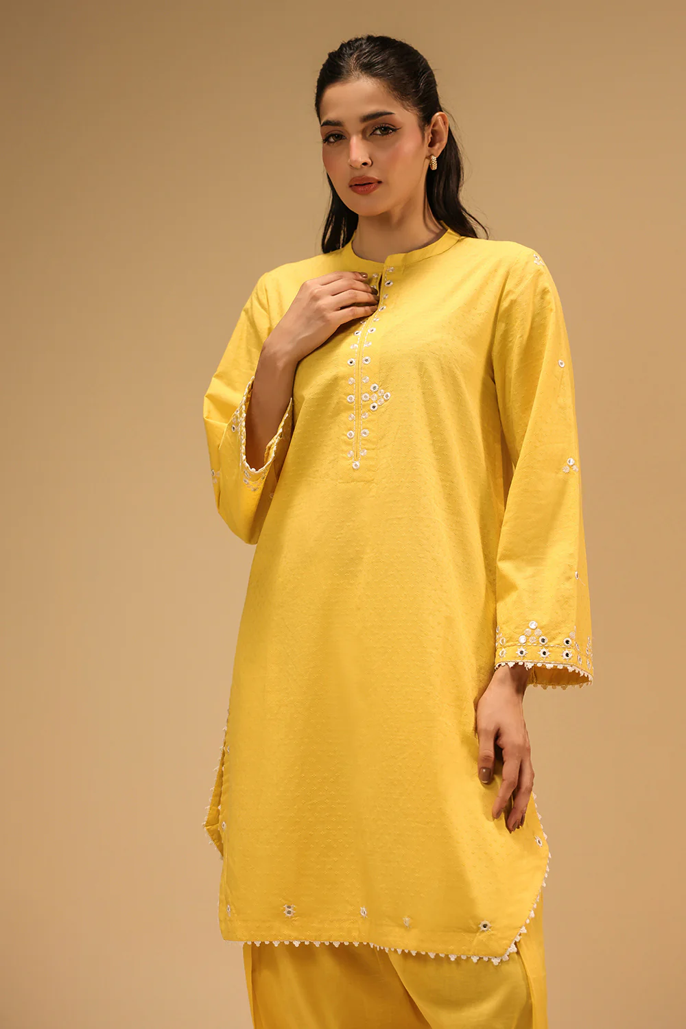 Dobby Embroidered Co-Ord Set - Image 3