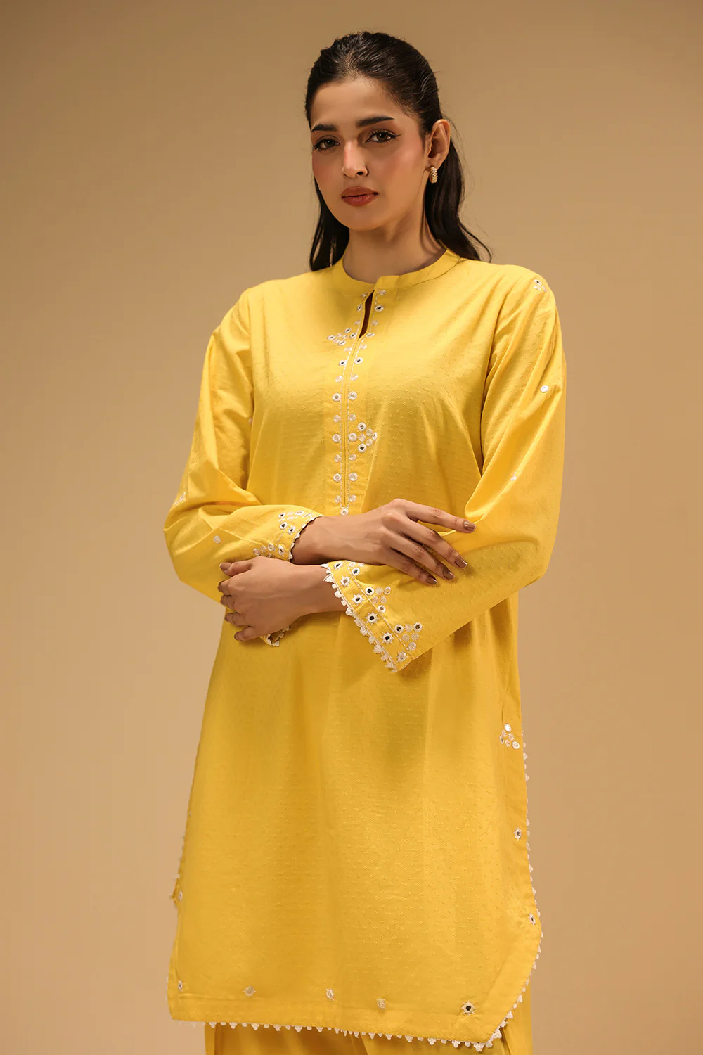 Dobby Embroidered Co-Ord Set - Image 5