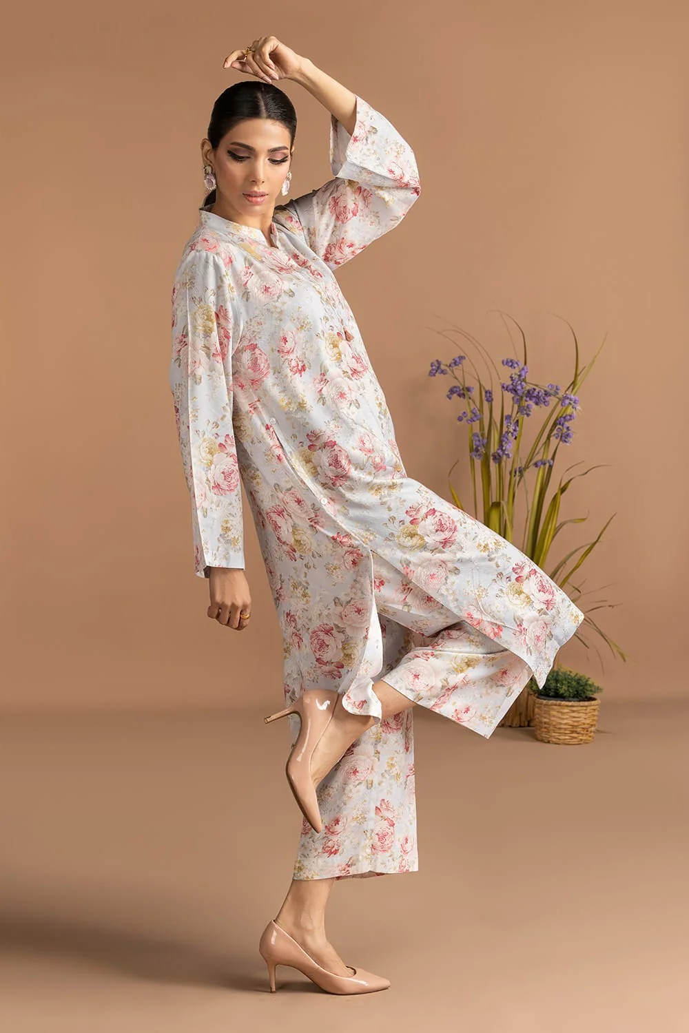 Dobby Printed Co-Ord Set - Image 3