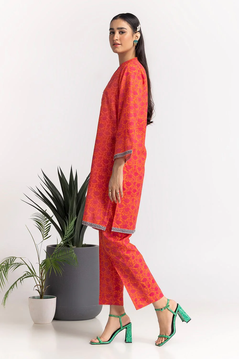 Dobby Printed Co-Ord Set - Image 3