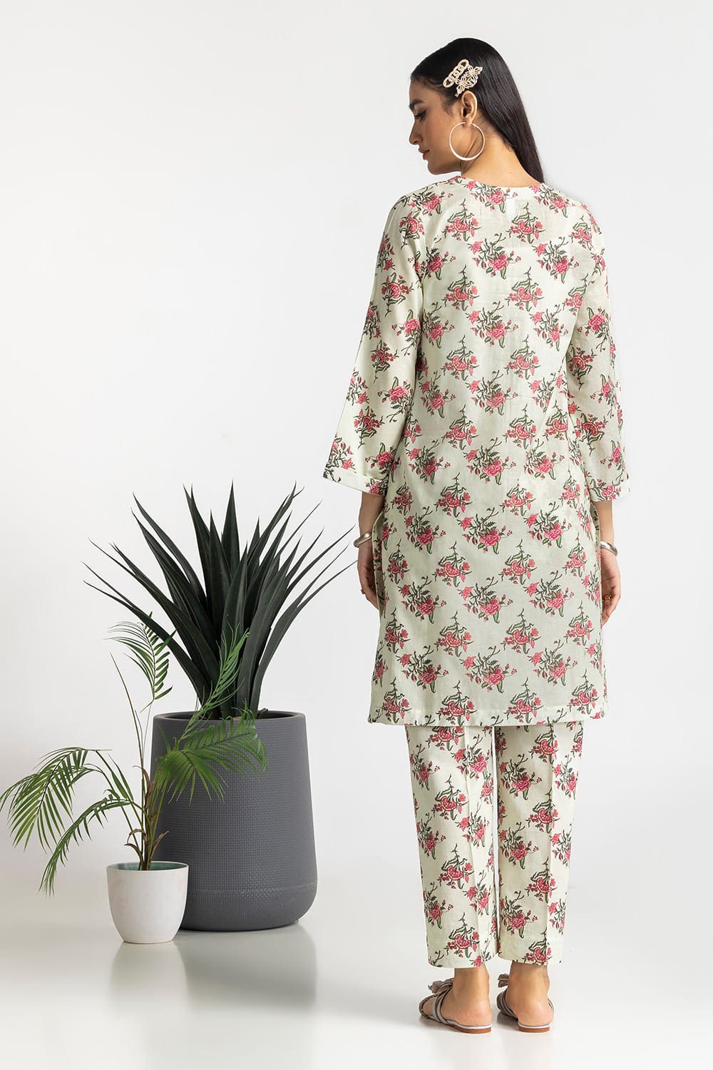 Dobby Printed Co-Ord Set - Image 4
