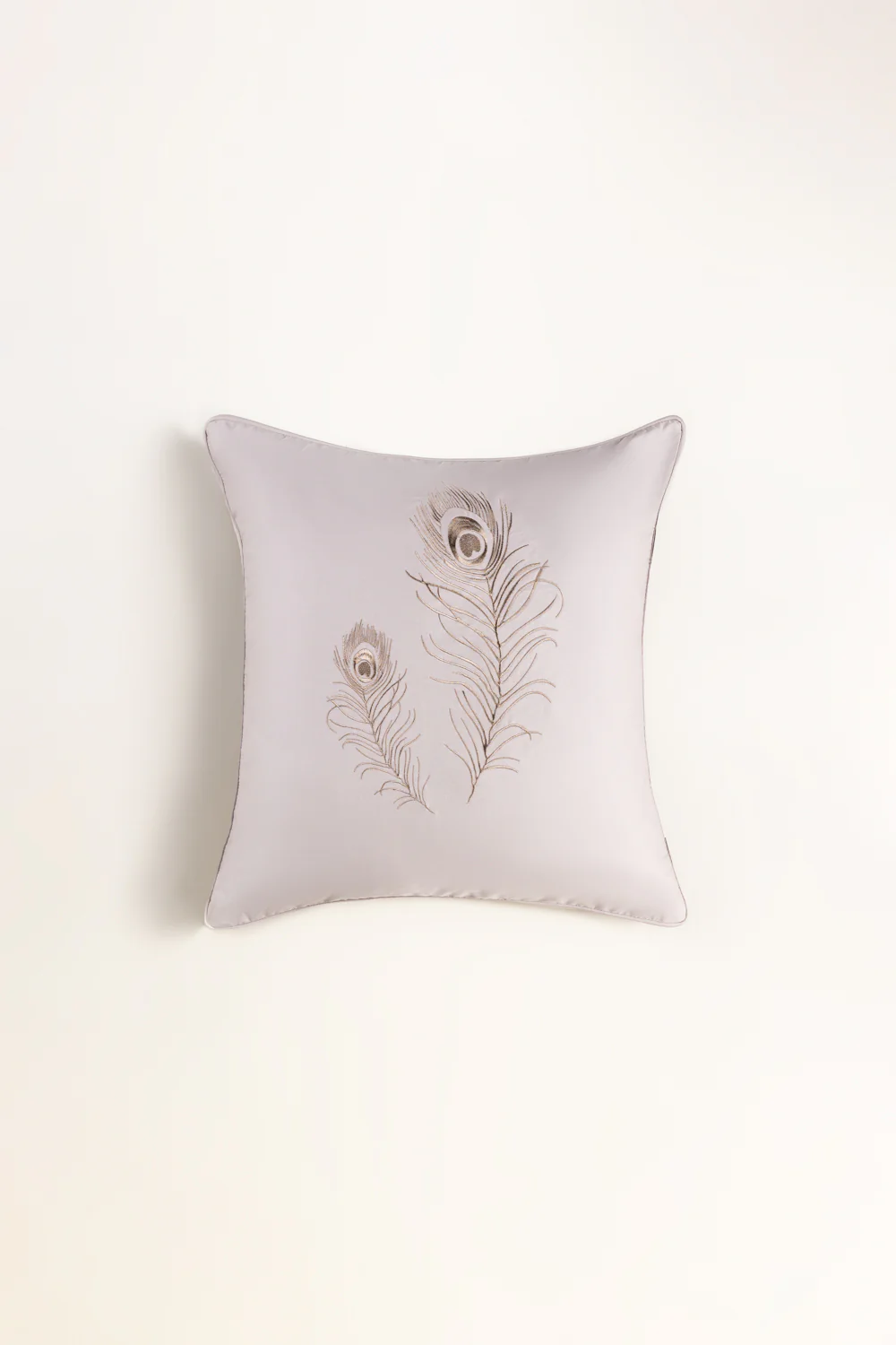 Dove T-400 Embroidered Square Cushion Cover