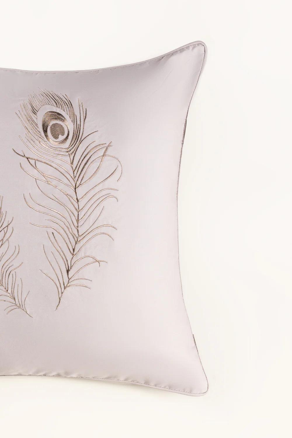Dove T-400 Embroidered Square Cushion Cover - Image 2