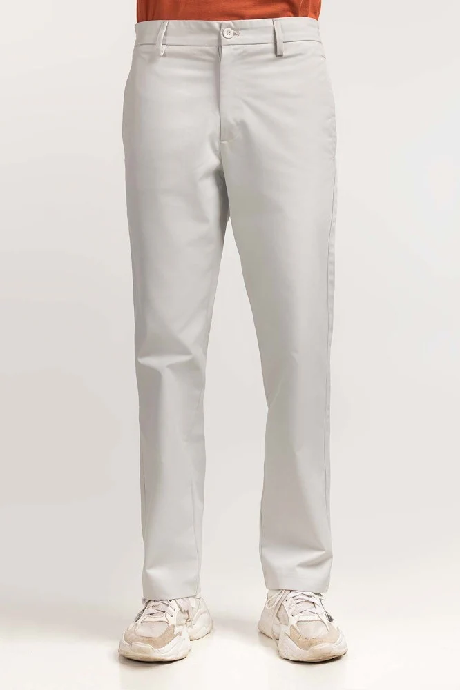 Down Blue Basic Khaki Pant
