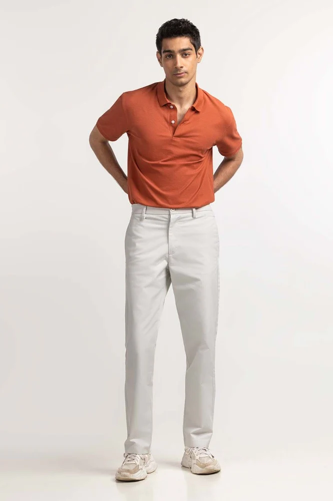 Down Blue Basic Khaki Pant - Image 3