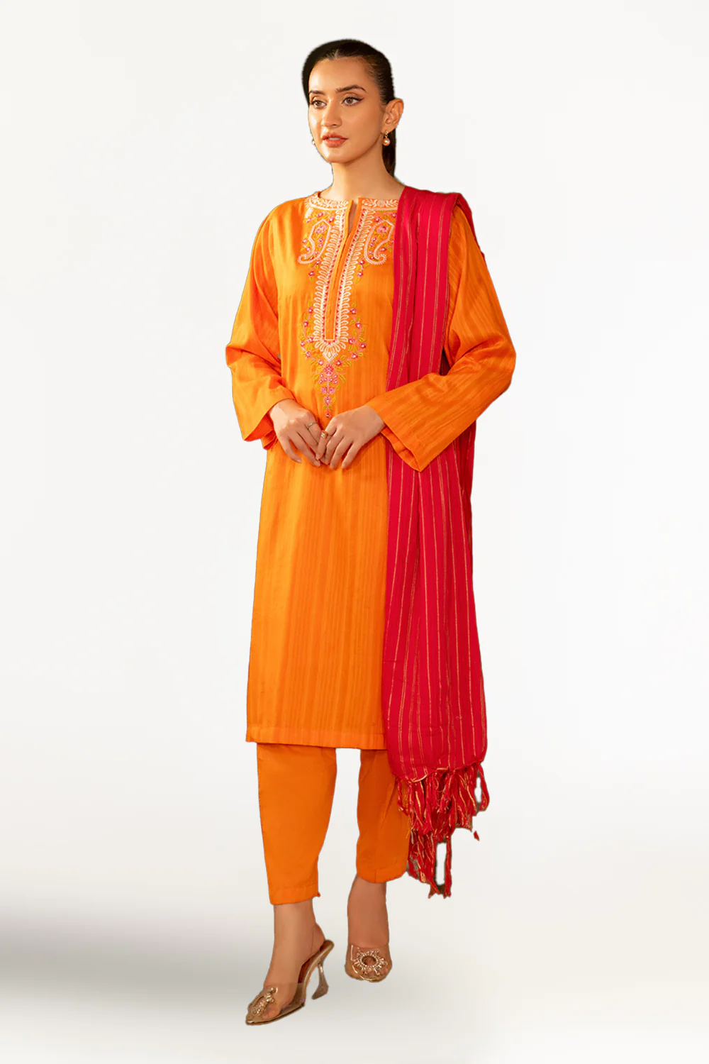 Dyed Jacquard Dupatta