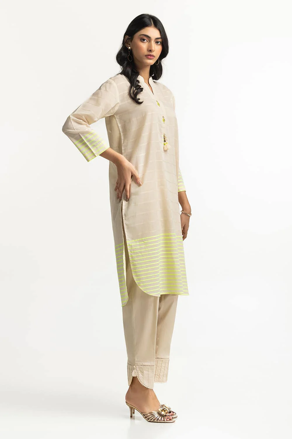 Dyed Jacquard Florescent Shirt - Image 4