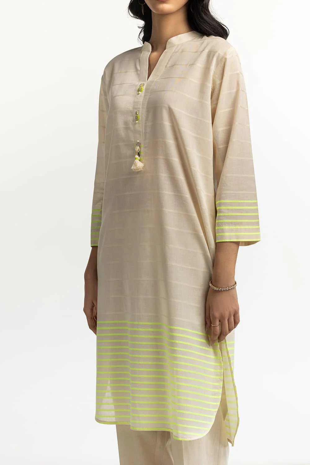 Dyed Jacquard Florescent Shirt - Image 5