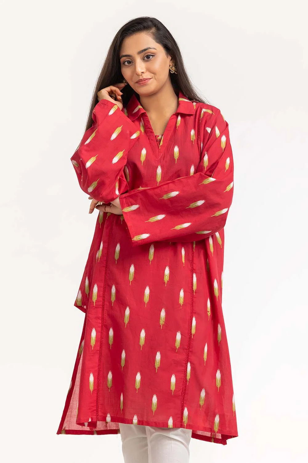 Dyed Jacquard Shirt