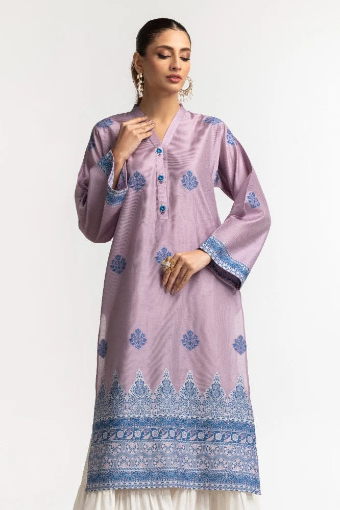 Dyed Khadi Jacquard Shirt - Image 5
