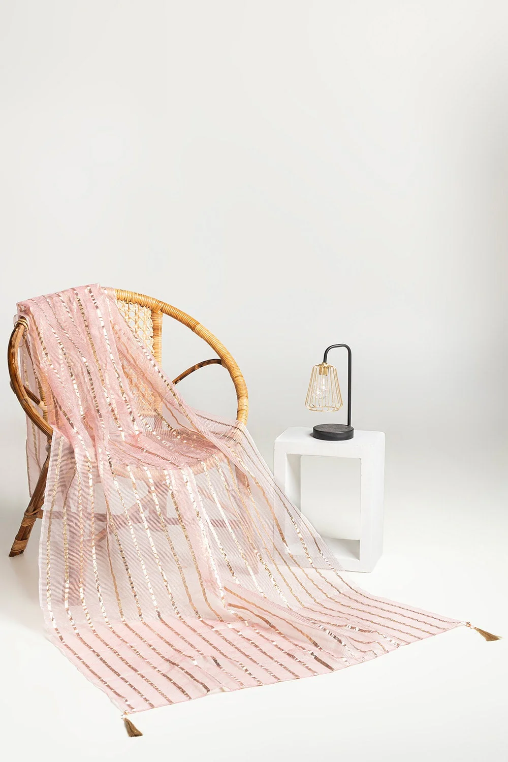 Dyed Lurex Dupatta - Image 5