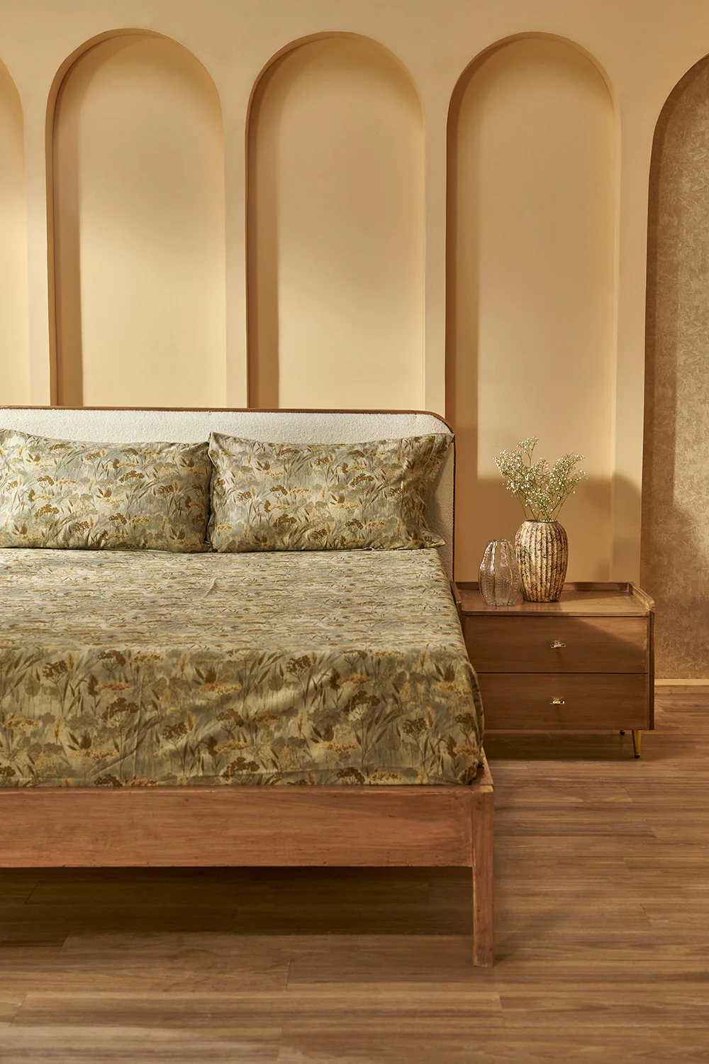 Indus Valley Cotton Edenia Bed Sheet Set - Image 2
