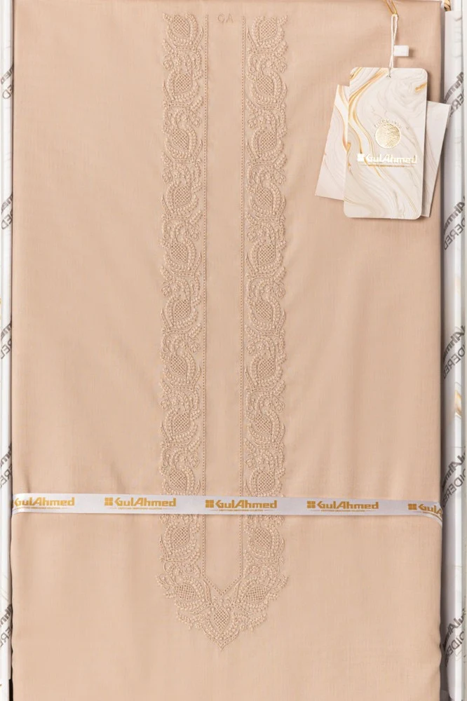 Embroidered Collection FD C001 Unstitched Fabric Cotton with Gift Box - Image 15