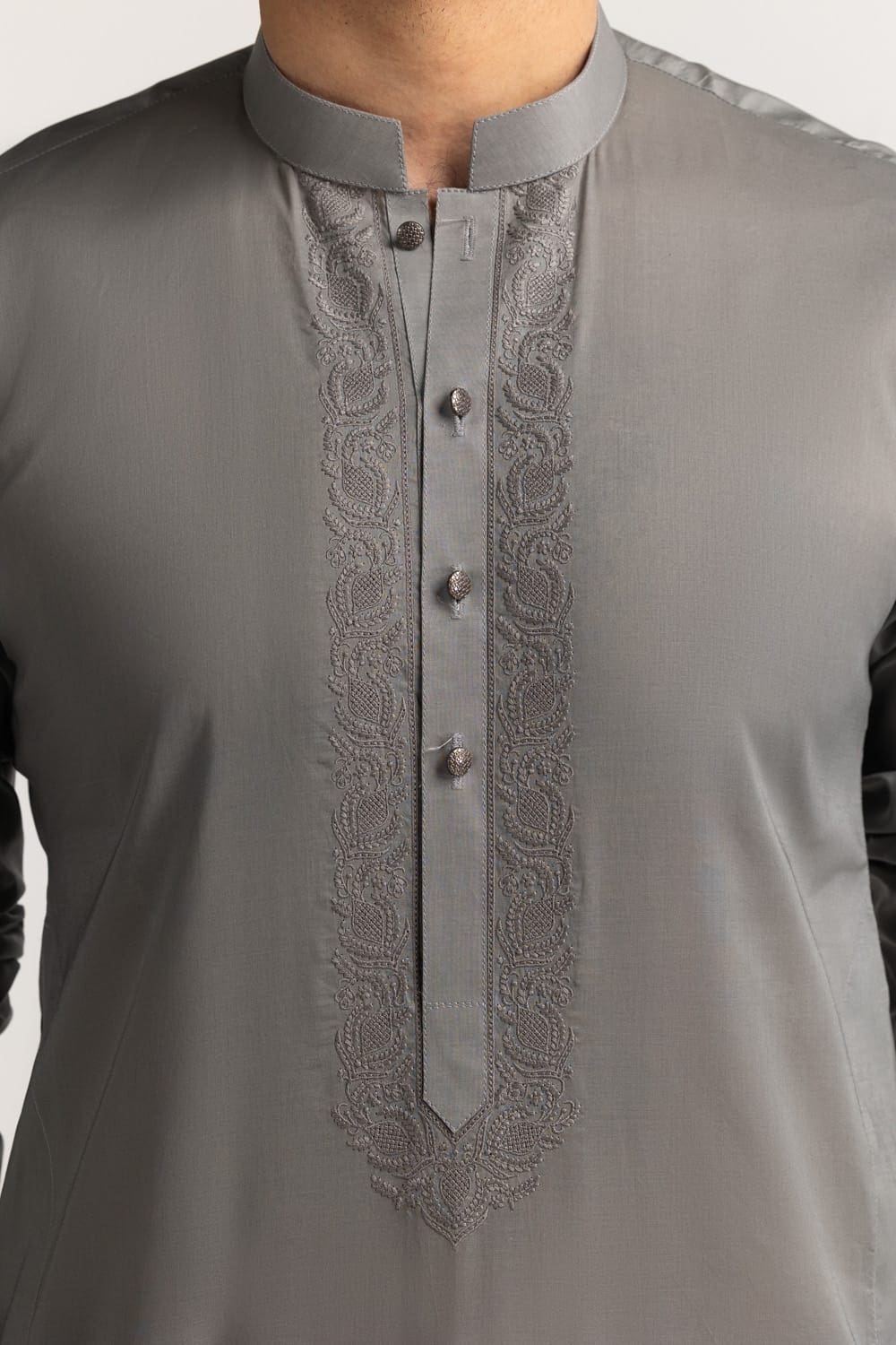 Embroidered Collection FD C001 Unstitched Fabric Cotton with Gift Box - Image 9