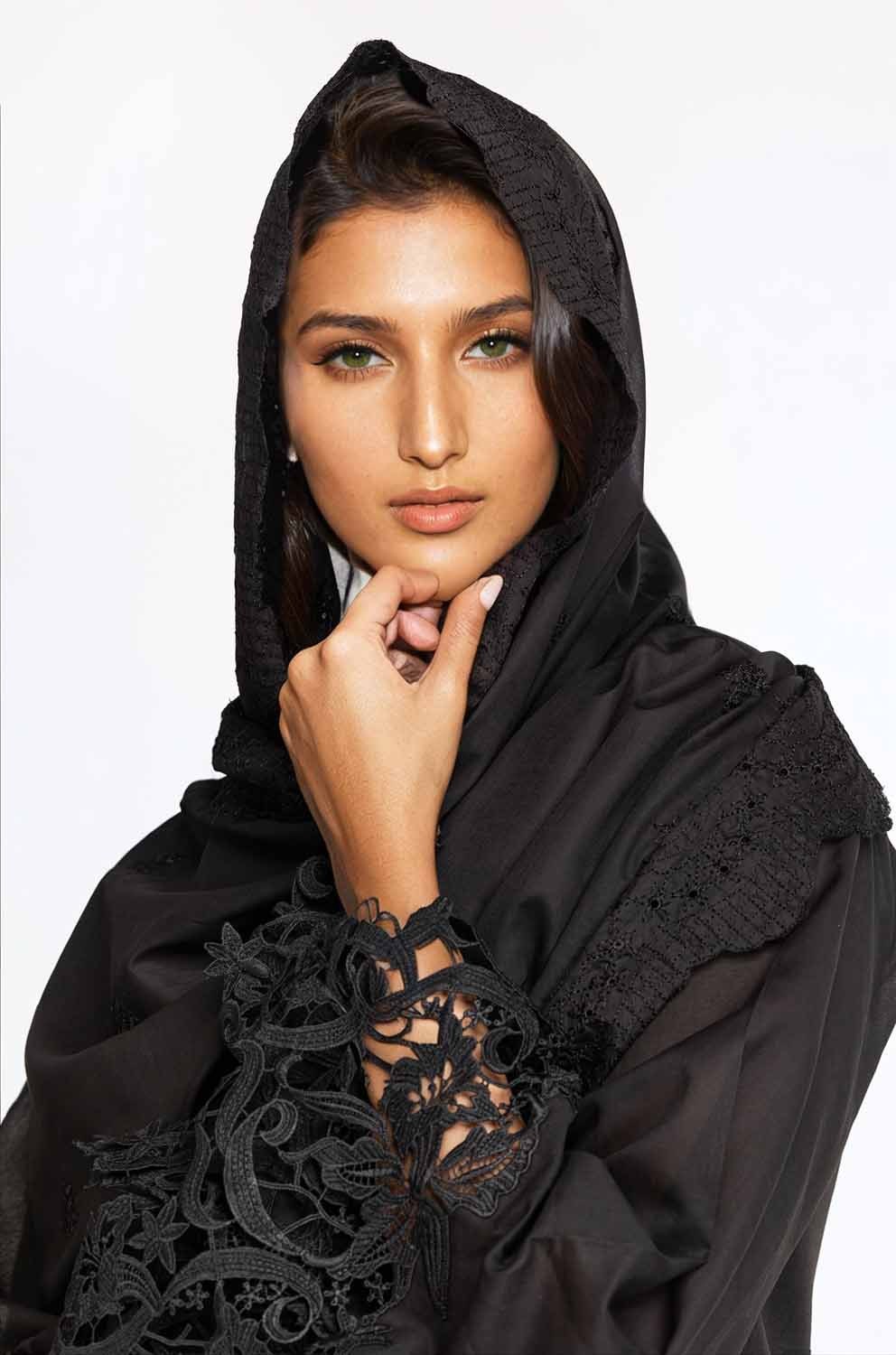 Embroidered Lawn Dupatta - Image 6
