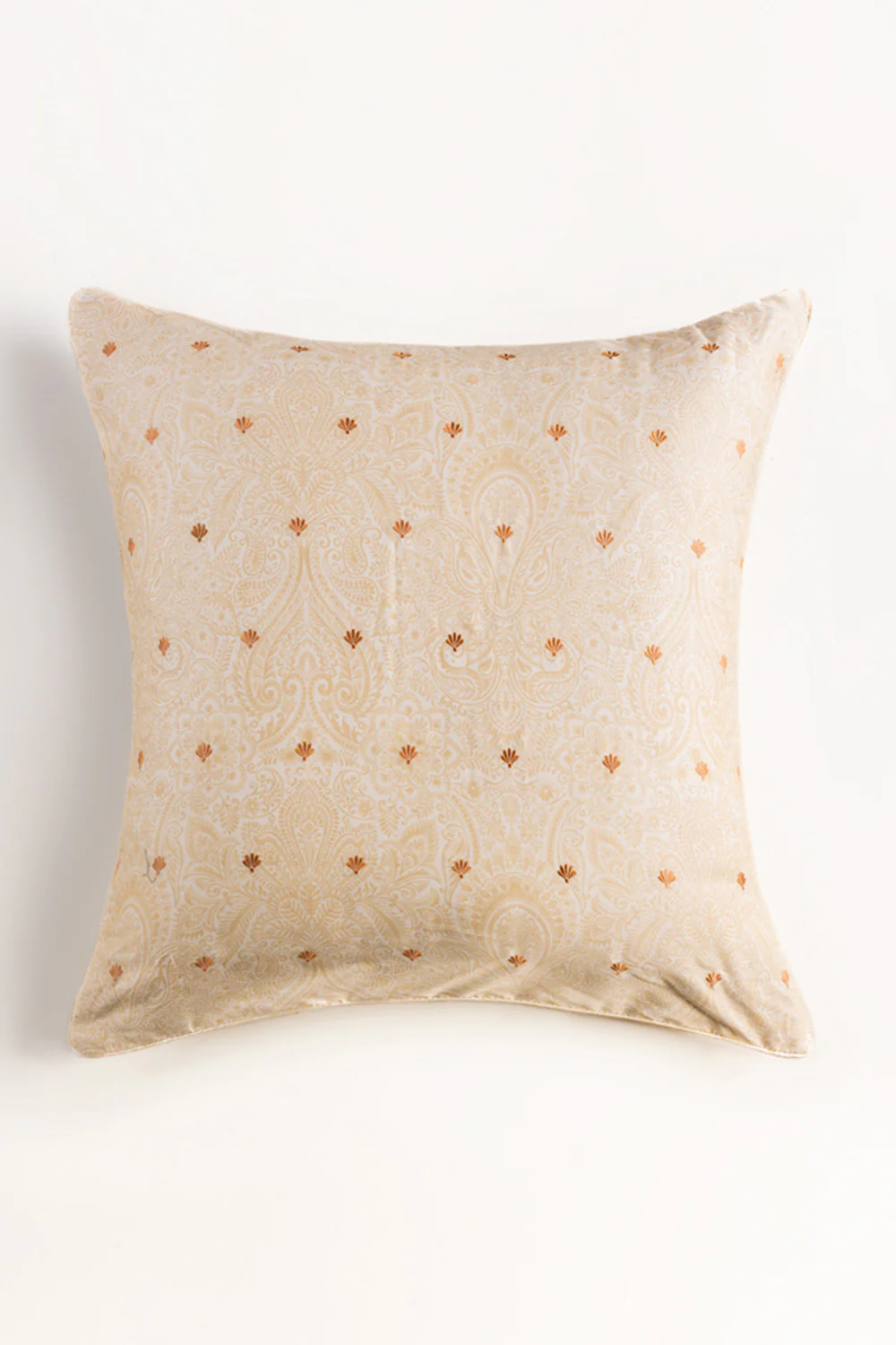 Ethnic Gold T-300 Euro Sham Cushion Cover