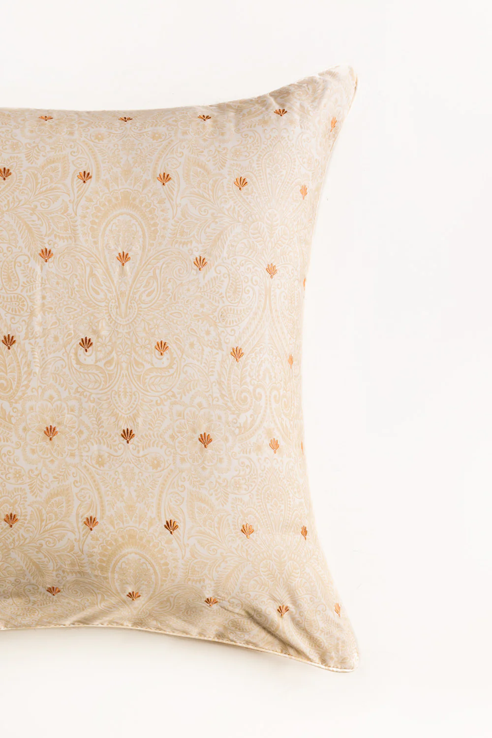 Ethnic Gold T-300 Euro Sham Cushion Cover - Image 2