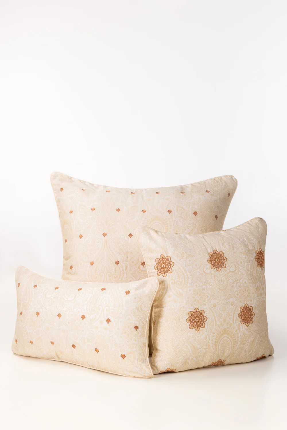 Ethnic Gold T-300 Euro Sham Cushion Cover - Image 4