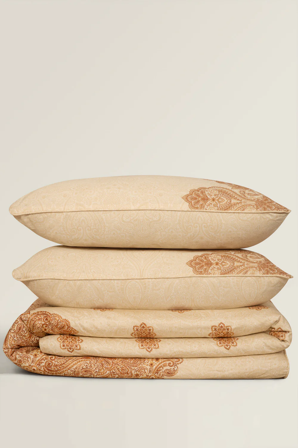 Ethnic Gold T-300 Quilt Cover Set - Image 4