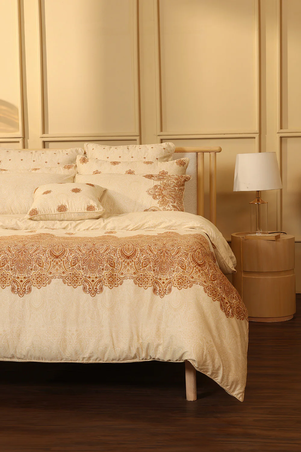Ethnic Gold T-300 Quilt Cover Set - Image 5