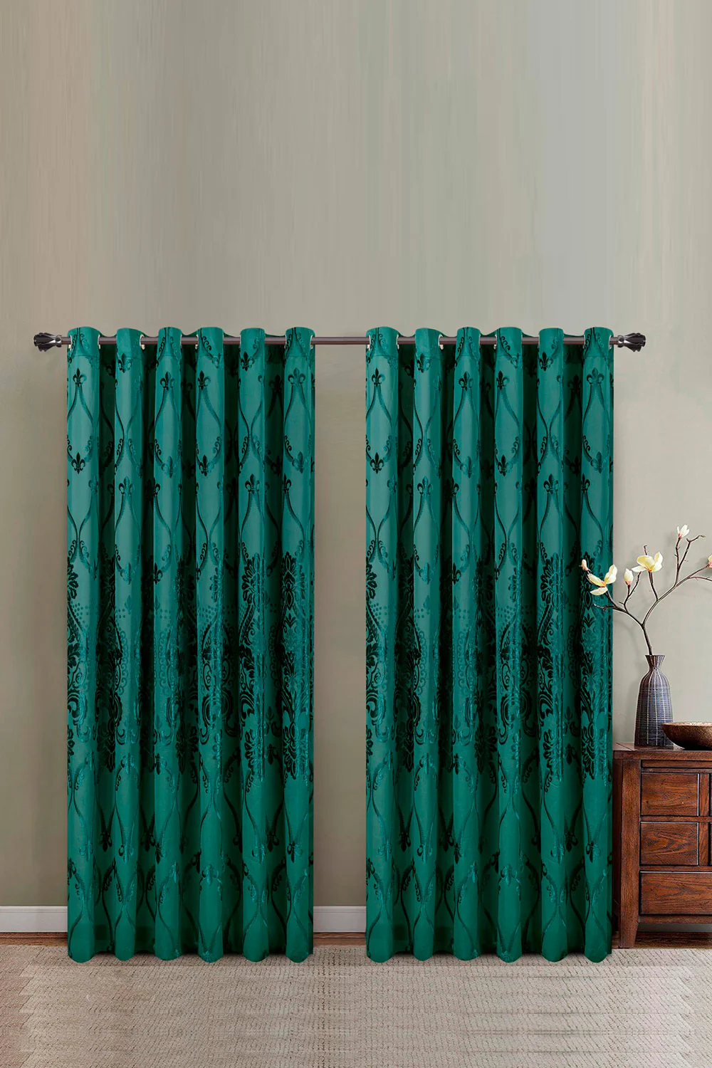 Evergreen Chenille Curtain - Image 2