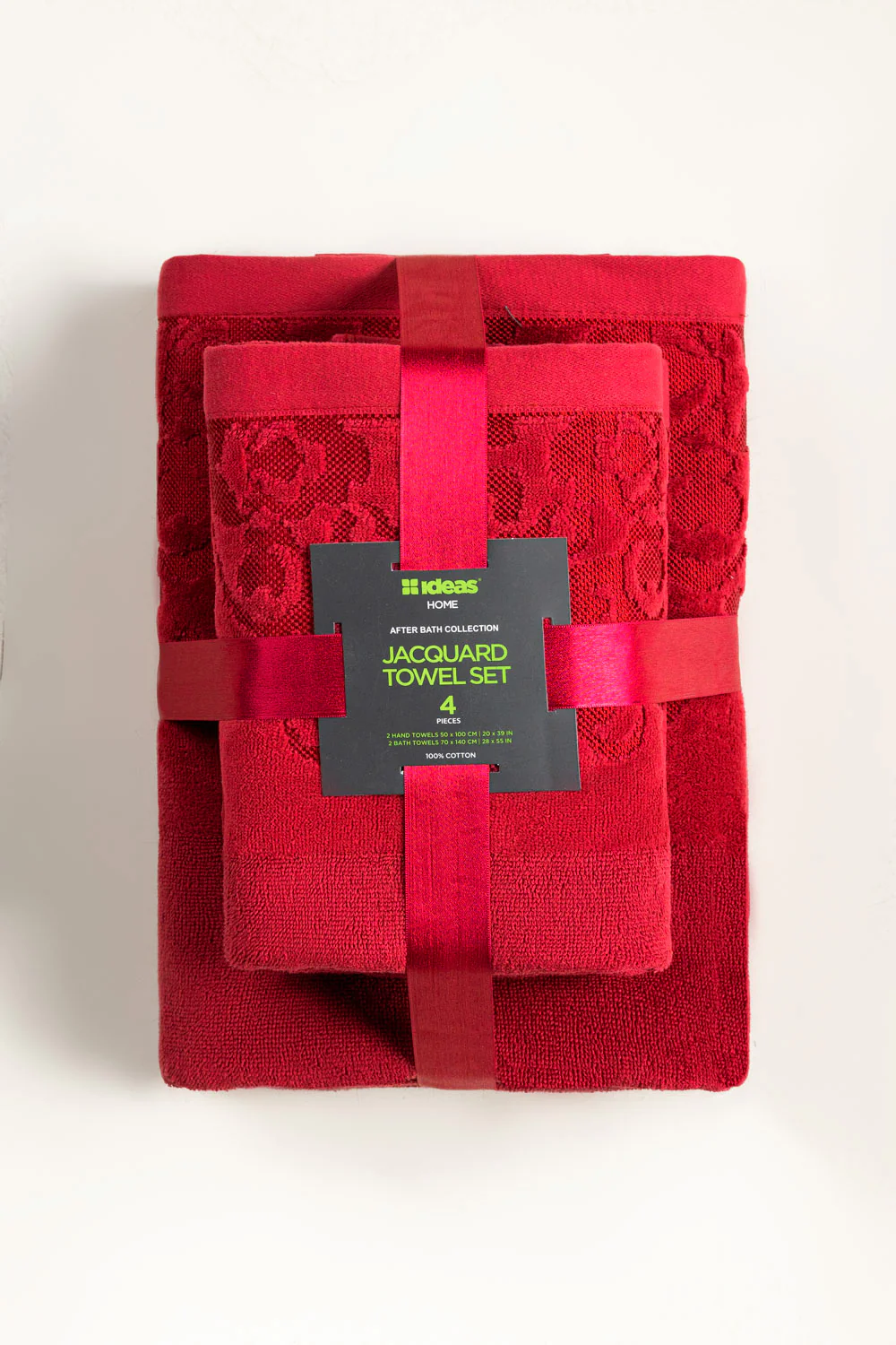 Fire Jacquard 4pcs Towel Set - Image 2