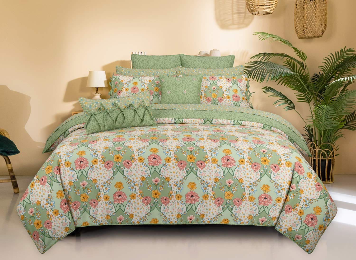 Flora Vogue T-200 Quilt Cover Set - Image 5
