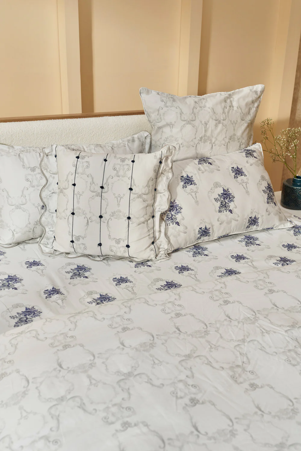 Indus Valley Cotton Florentina Bed Sheet Set - Image 3