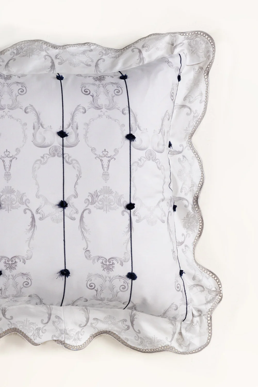 Indus Valley Cotton Florentina Square Cushion Cover - Image 2