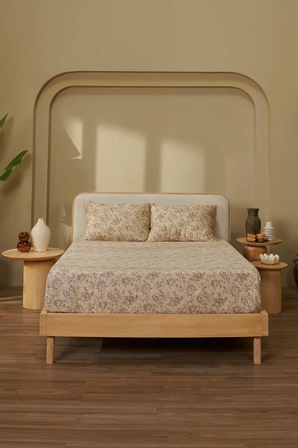 Gardenia Bloom T-200 Bed Sheet Set - Image 5