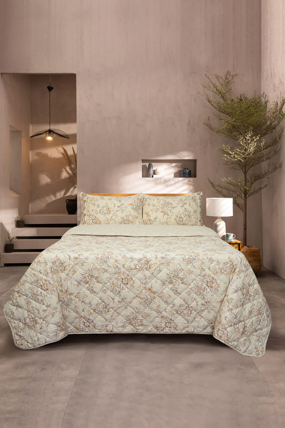 Gardenia Bloom T-200 Bed Throw - Image 4