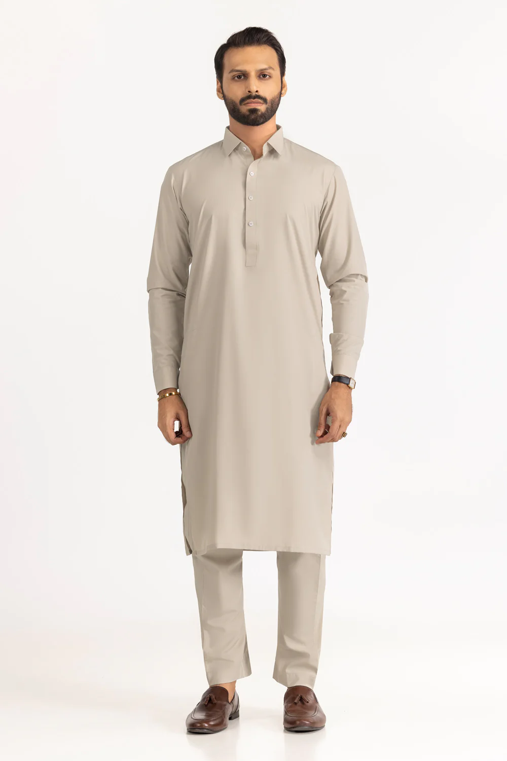 Gini Gold Unstitched Fabric Blended - Image 115