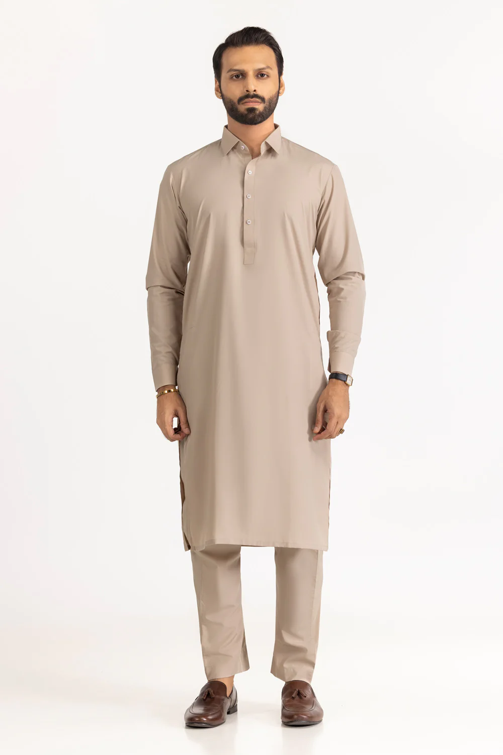 Gini Gold Unstitched Fabric Blended - Image 120