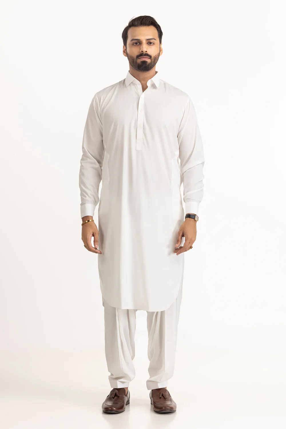 Gini Gold Unstitched Fabric Blended - Image 127