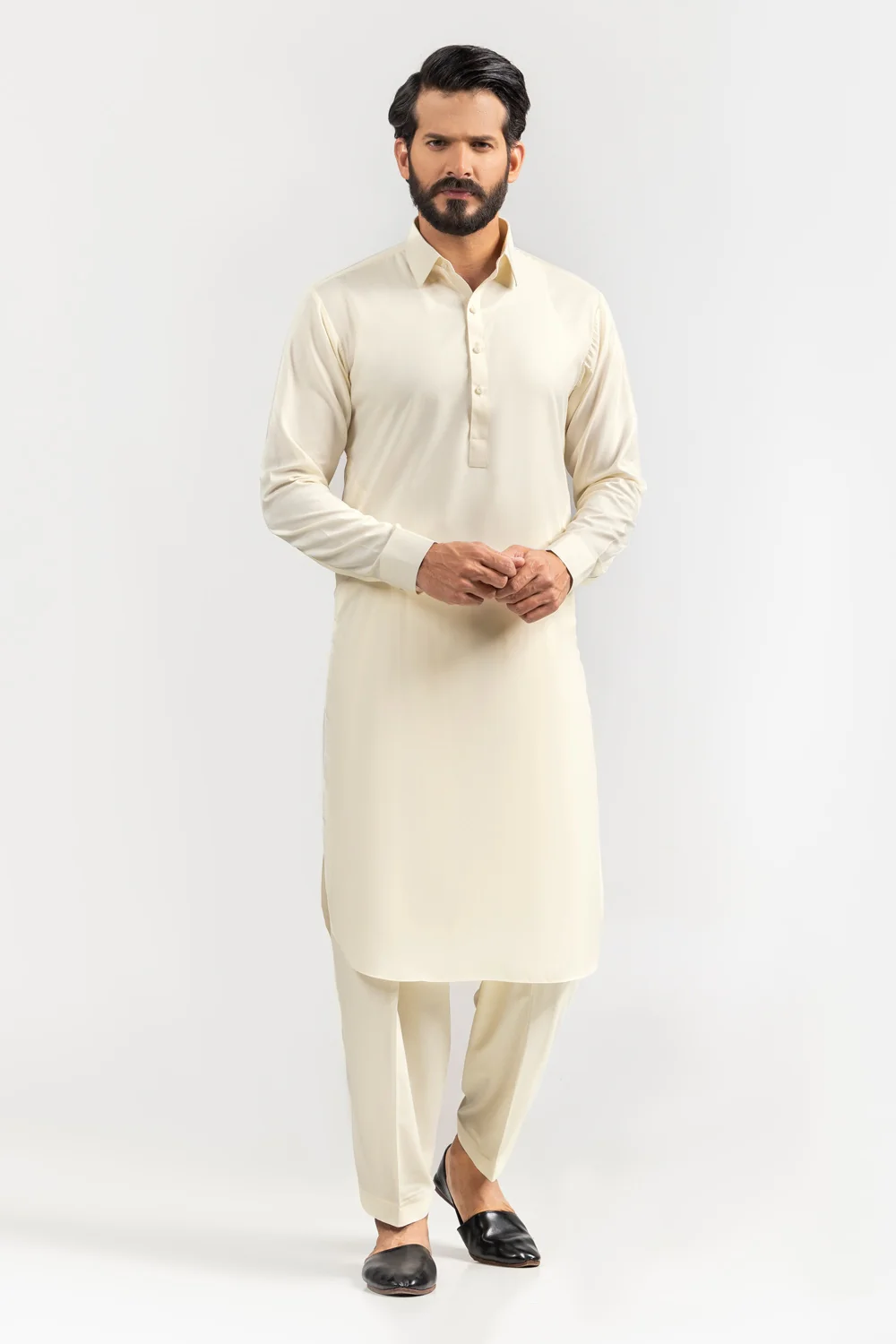 Gini Gold Unstitched Fabric Blended - Image 40