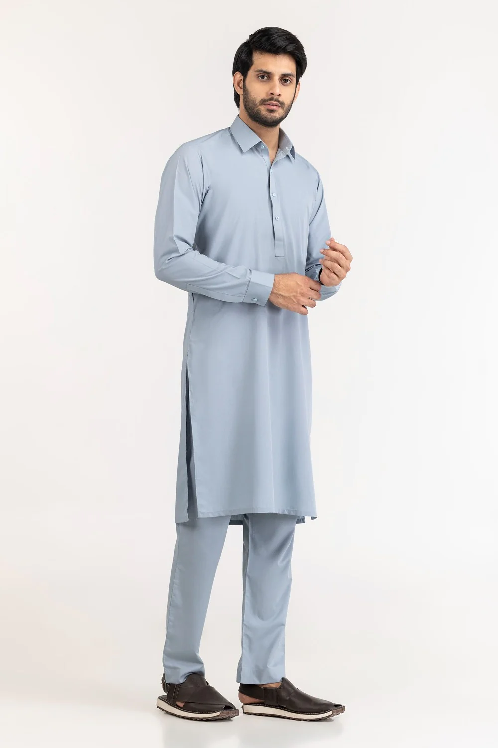 Gini Gold Unstitched Fabric Blended - Image 43