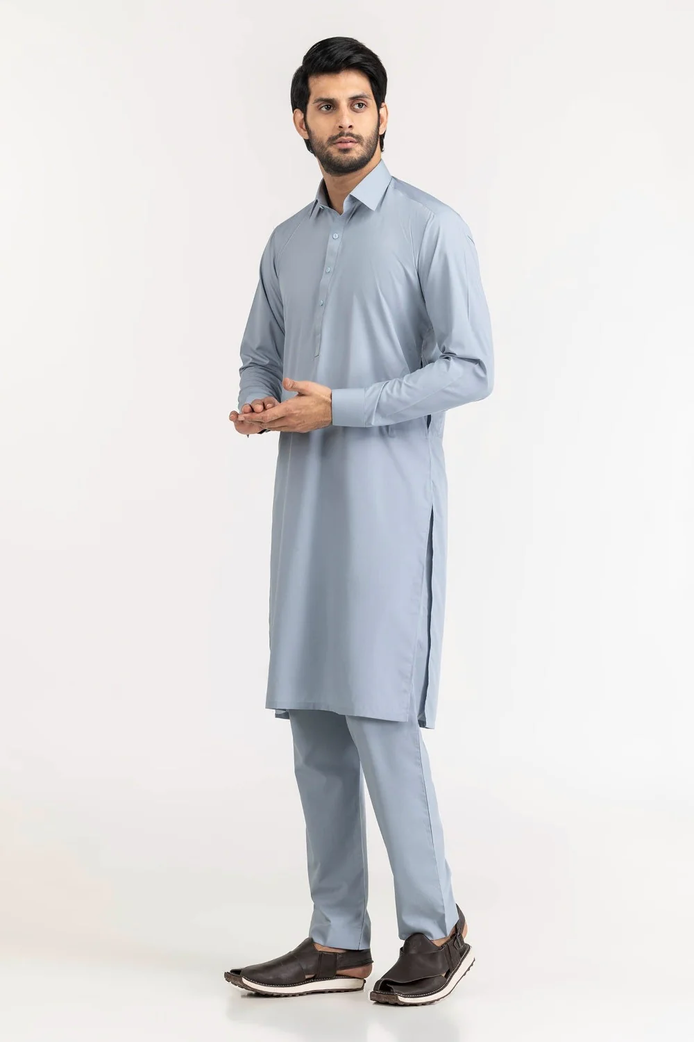 Gini Gold Unstitched Fabric Blended - Image 45
