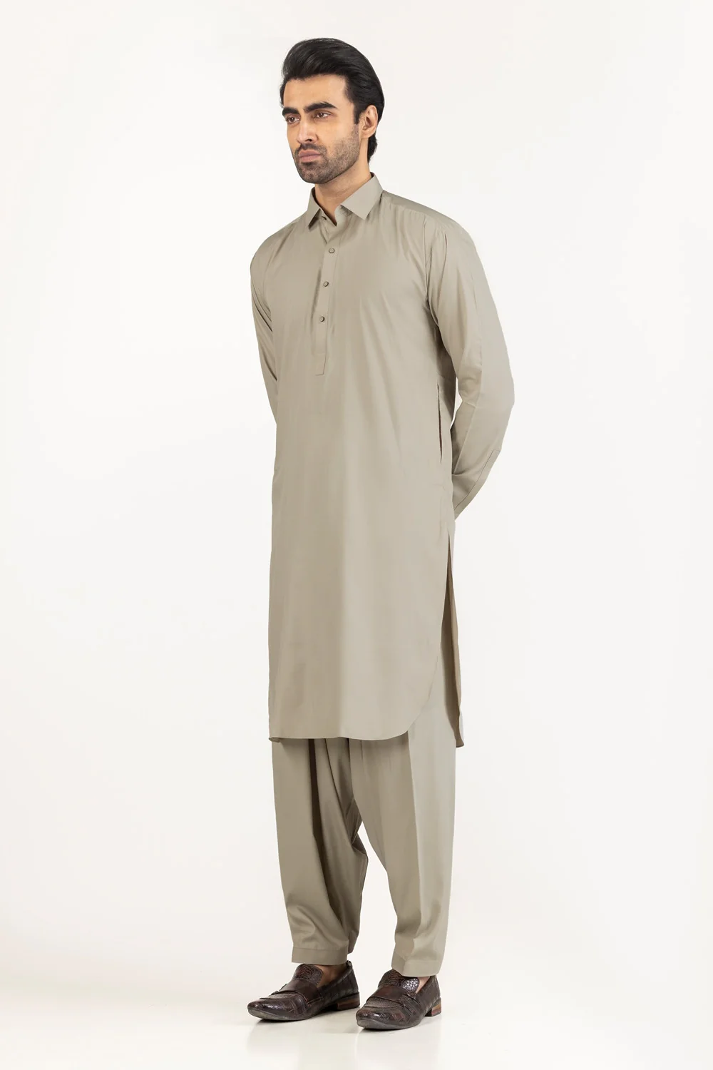 Gini Gold Unstitched Fabric Blended - Image 52