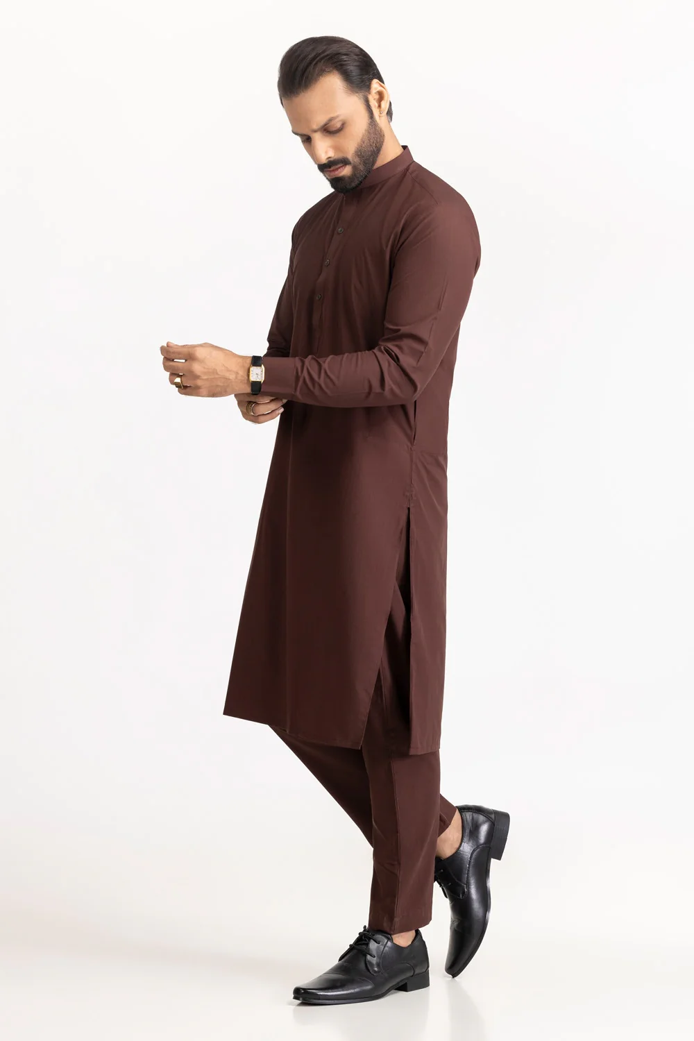 Gini Gold Unstitched Fabric Blended - Image 56